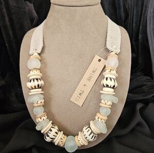 Twine & Twig Mid Classic Necklace Mist Batik.